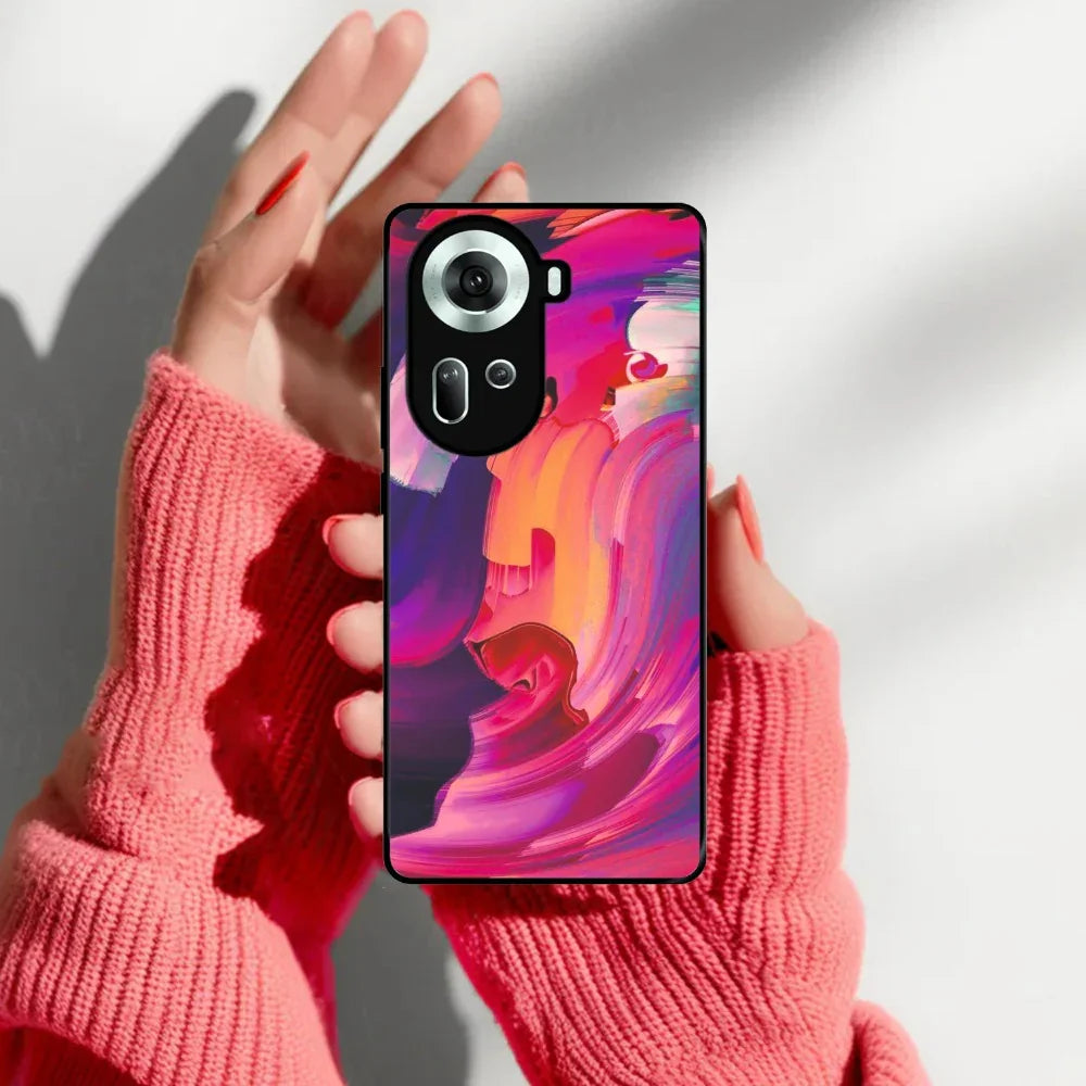 Canvas Print Glossy Metal Case Cover For Oppo - ShopOnCliQ