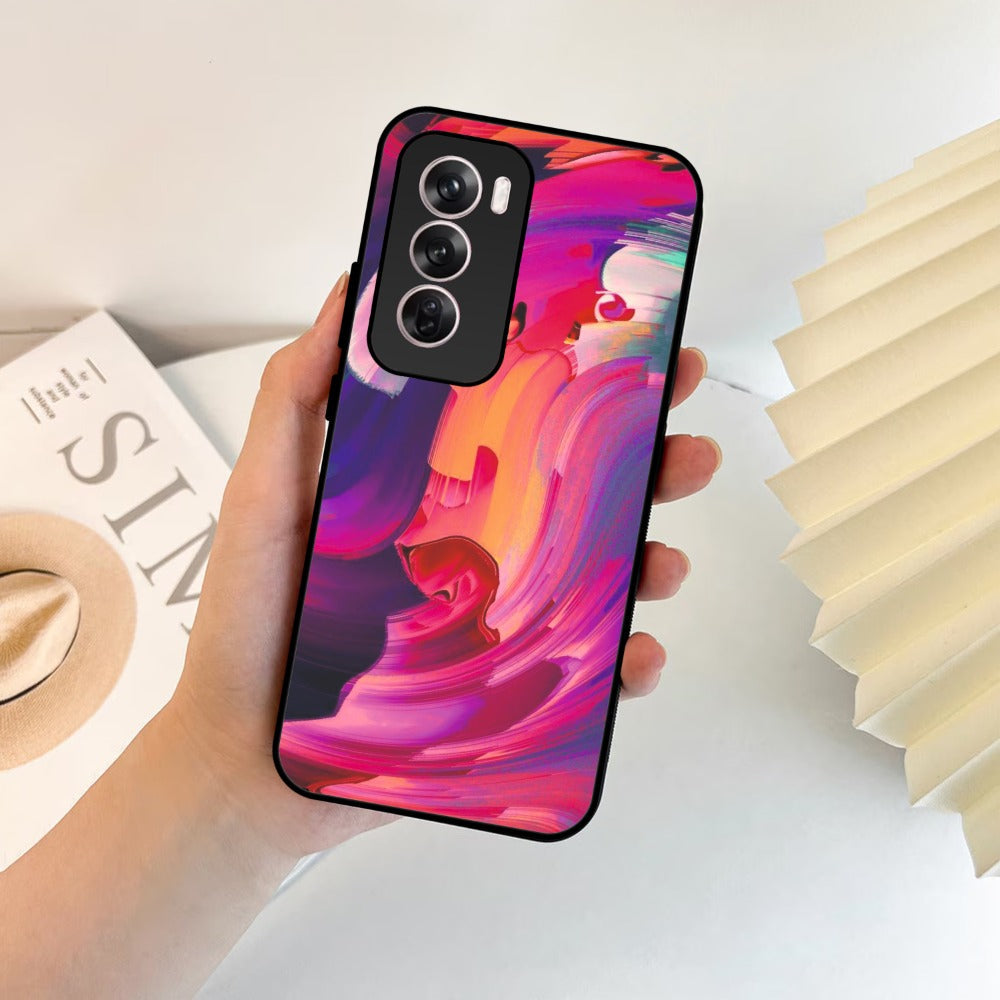 Canvas Print Glossy Metal Case Cover For Oppo