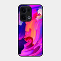 Canvas Print Glossy Metal Case Cover For Oppo Reno 13 5G