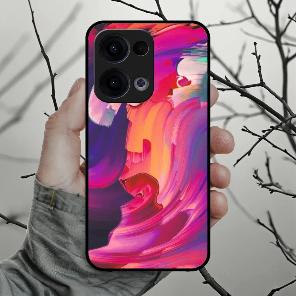 Canvas Print Glossy Metal Case Cover For Oppo - ShopOnCliQ