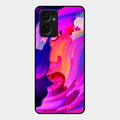 Canvas Print Glossy Metal Case Cover For Oppo Reno 7 5G