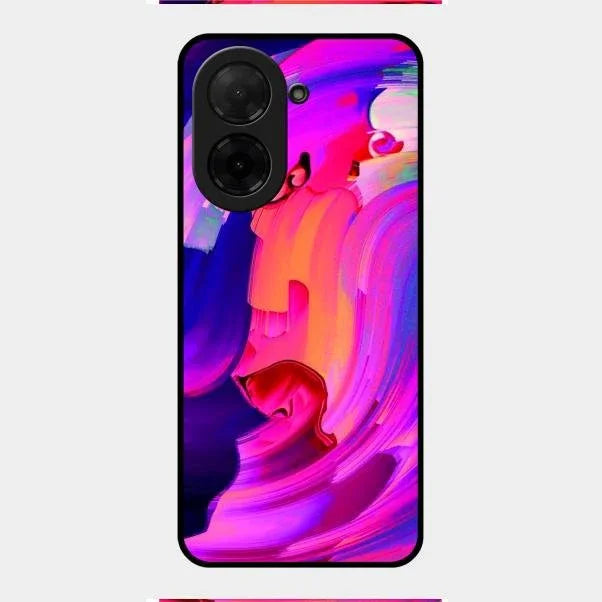 Canvas Print Glossy Metal Case Cover For Poco C71