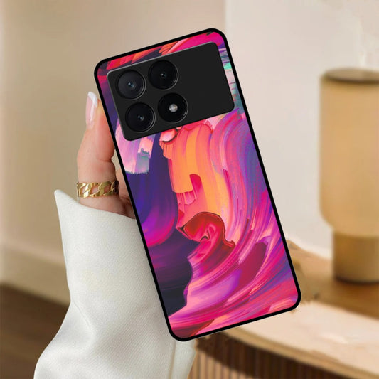 Canvas Print Glossy Metal Case Cover For Poco