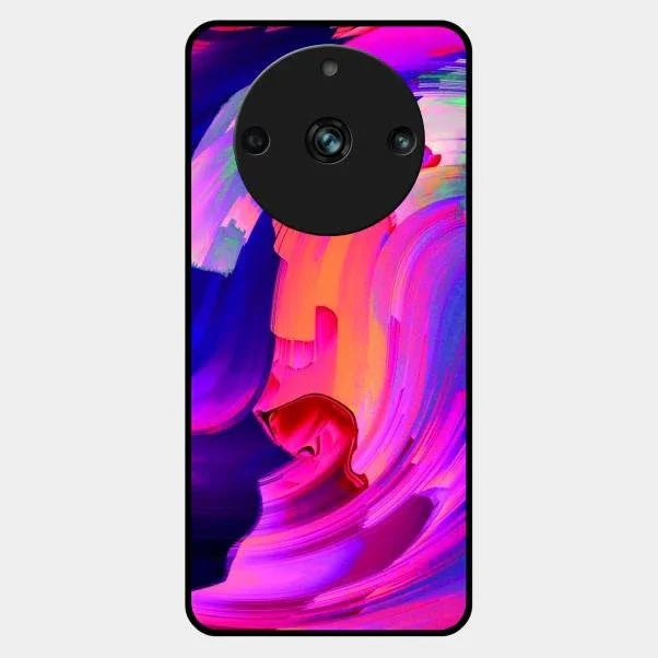 Canvas Print Glossy Metal Case Cover For Realme 11 Pro 5G