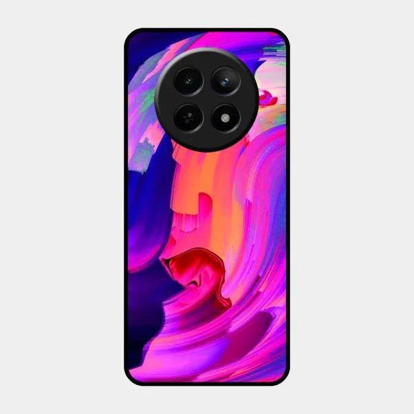 Canvas Print Glossy Metal Case Cover For Realme 12X 5G