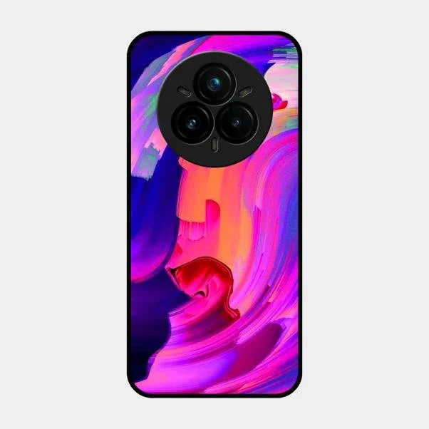 Canvas Print Glossy Metal Case Cover For Realme 14 Pro 5G