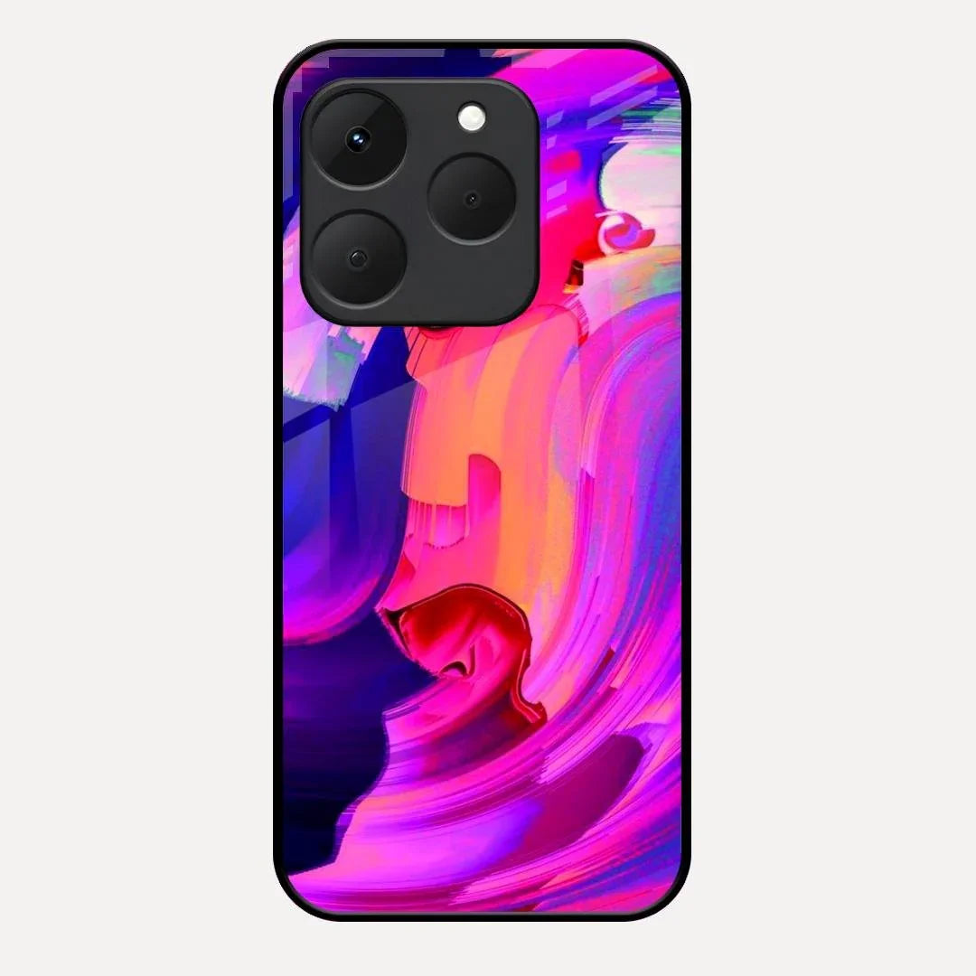 Canvas Print Glossy Metal Case Cover For Realme 15T 5G