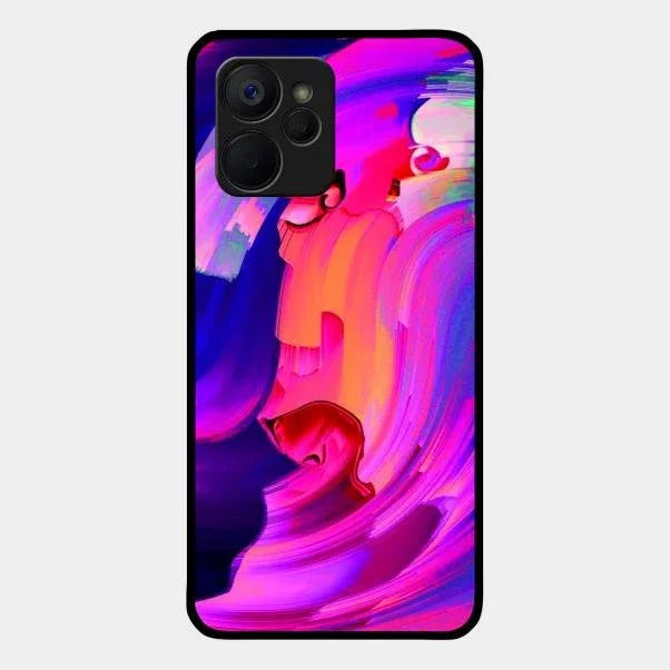 Canvas Print Glossy Metal Case Cover For Realme 9I 5G