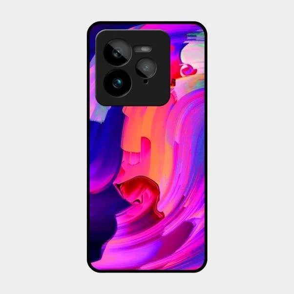 Canvas Print Glossy Metal Case Cover For Realme Gt 7 Pro