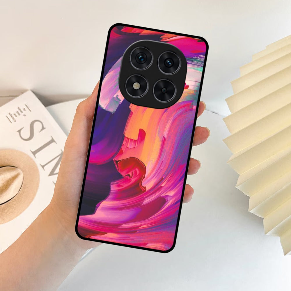 Customized Rainbow Glossy Metal Case Cover For Poco