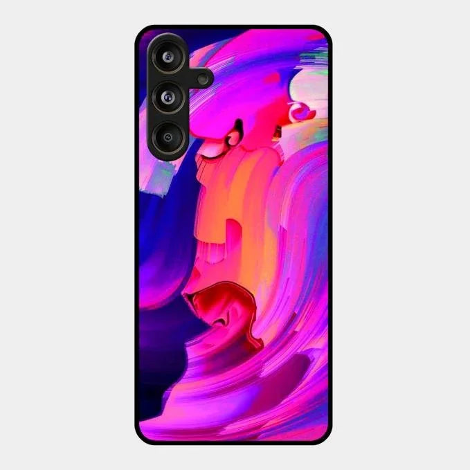 Canvas Print Glossy Metal Case Cover For Samsung Galaxy M55 5G