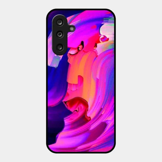 Canvas Print Glossy Metal Case Cover For Samsung Galaxy M55S 5G