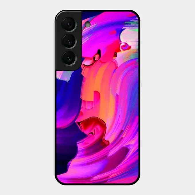 Canvas Print Glossy Metal Case Cover For Samsung Galaxy S22 Plus 5G