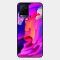 Canvas Print Glossy Metal Case Cover For Vivo T1X