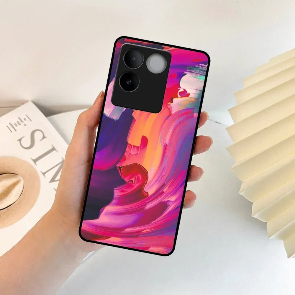 Canvas Print Glossy Metal Case Cover For Vivo - ShopOnCliQ