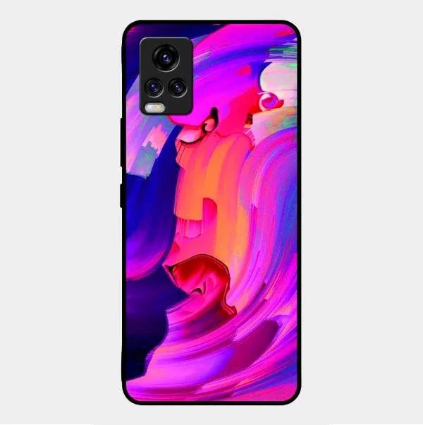 Canvas Print Glossy Metal Case Cover For Vivo V20 2021