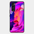Canvas Print Glossy Metal Case Cover For Vivo V20 Se