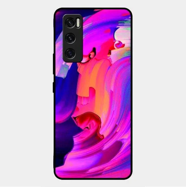 Canvas Print Glossy Metal Case Cover For Vivo V20 Se