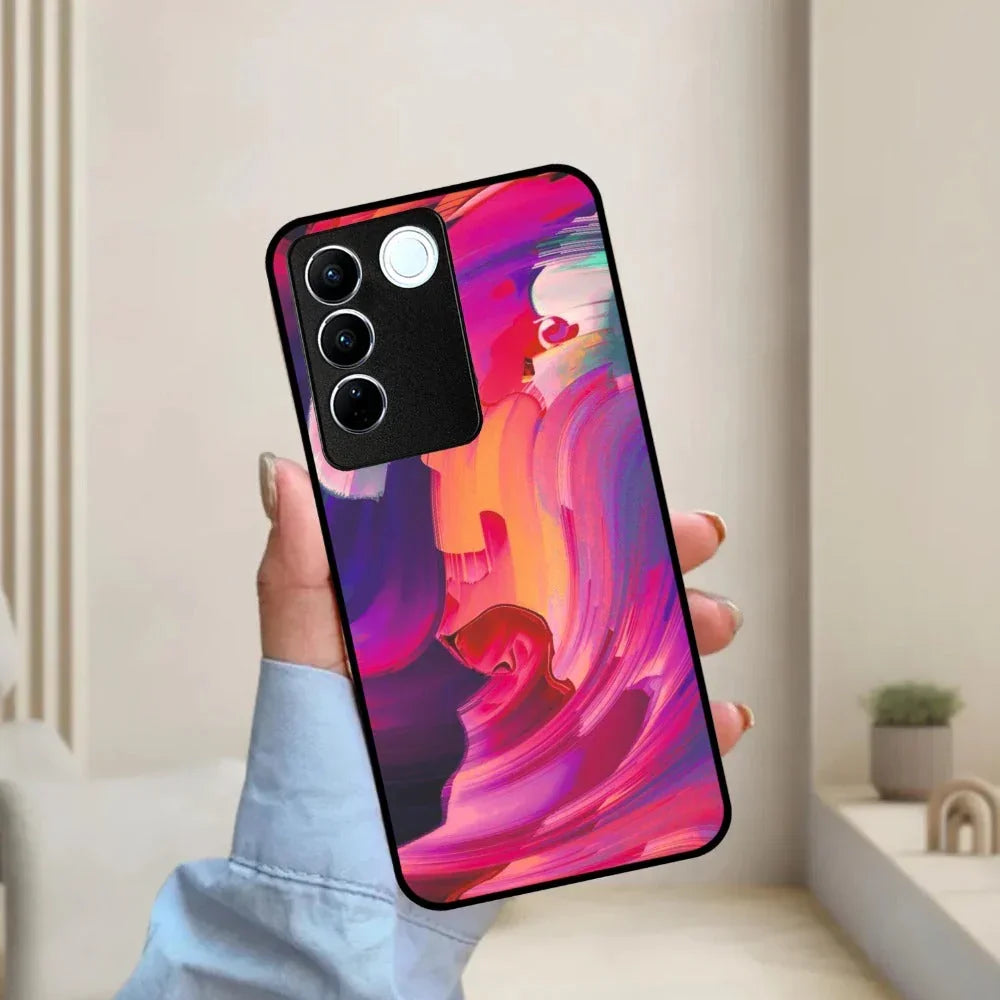 Canvas Print Glossy Metal Case Cover For Vivo - ShopOnCliQ