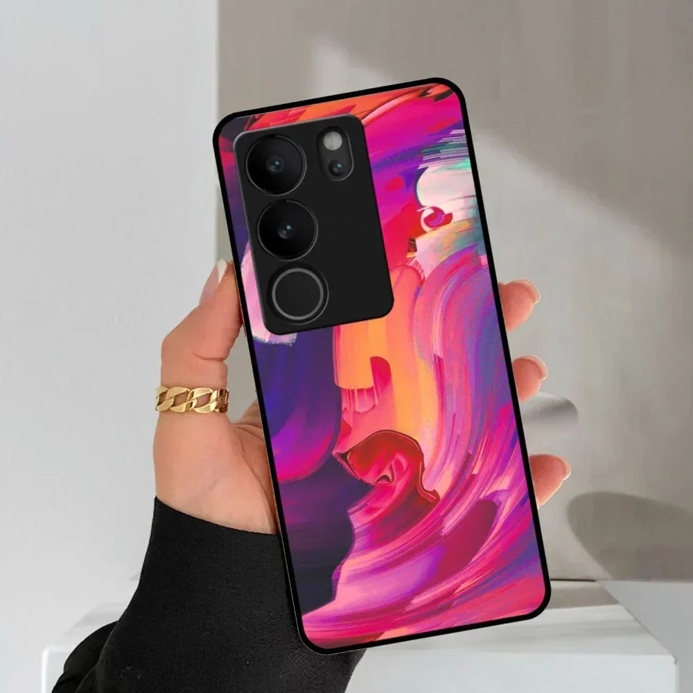 Canvas Print Glossy Metal Case Cover For Vivo - ShopOnCliQ