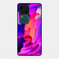 Canvas Print Glossy Metal Case Cover For Vivo V30 5G