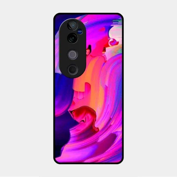 Canvas Print Glossy Metal Case Cover For Vivo V40 Pro 5G