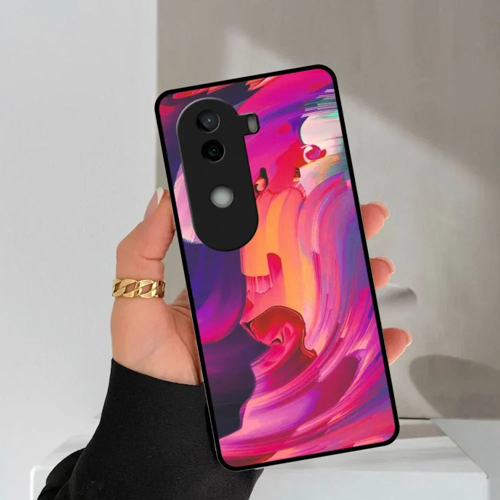 Canvas Print Glossy Metal Case Cover For Vivo - ShopOnCliQ