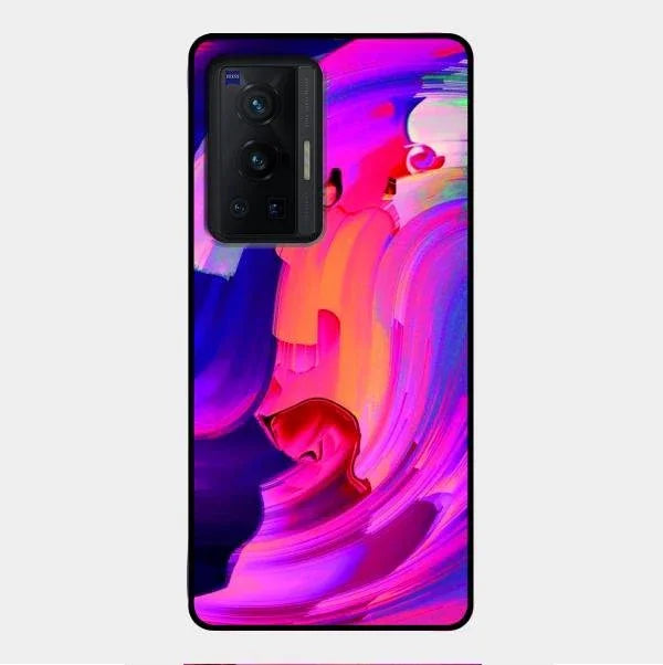 Canvas Print Glossy Metal Case Cover For Vivo X70 Pro 5G