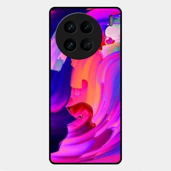 Canvas Print Glossy Metal Case Cover For Vivo X90 Pro 5G