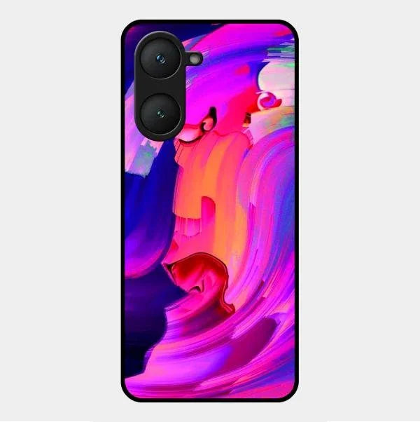 Canvas Print Glossy Metal Case Cover For Vivo Y28S 5G