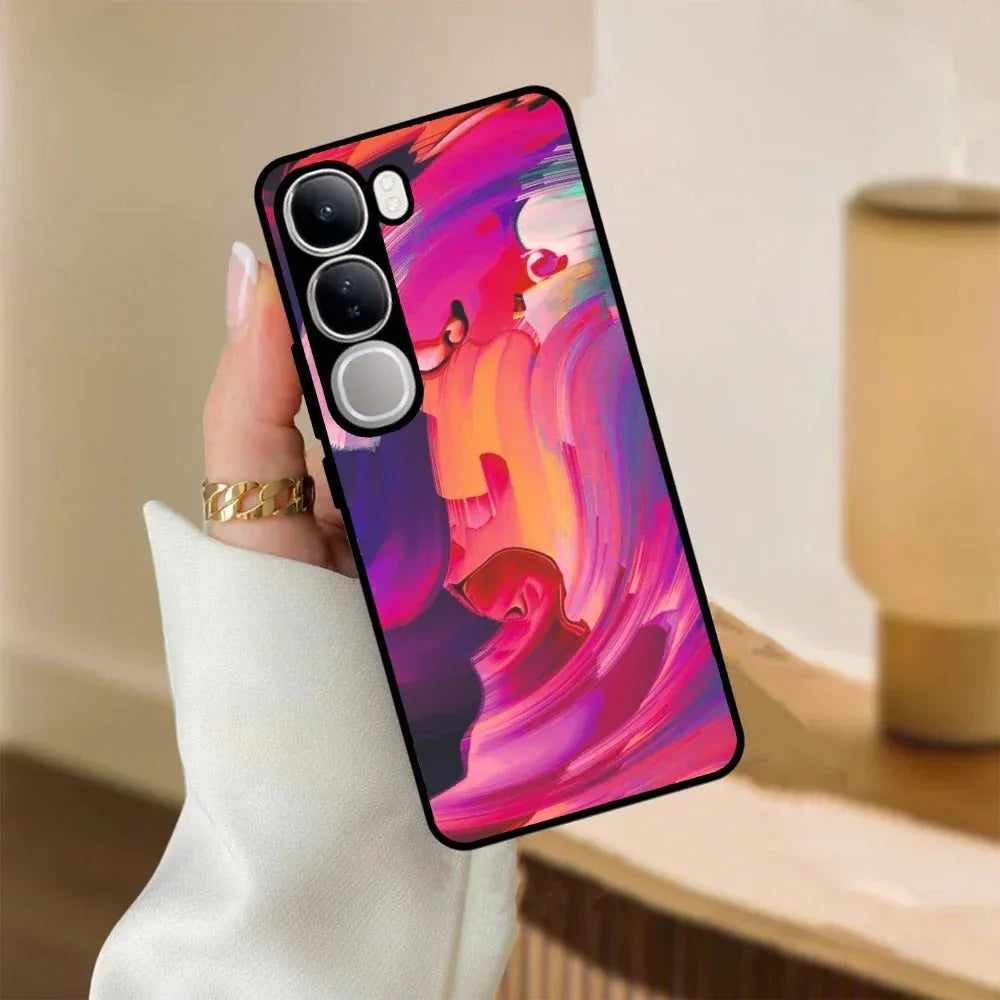 Canvas Print Glossy Metal Case Cover For Vivo - ShopOnCliQ