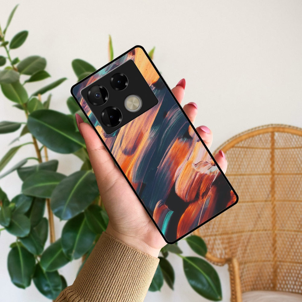 Canvas Print Glossy Metal Case Cover V2 For Infinix