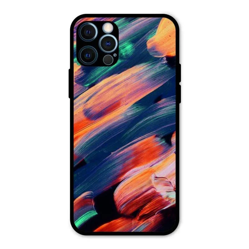 Canvas Print Glossy Metal Case Cover V2 For iPhone 12 Pro Max