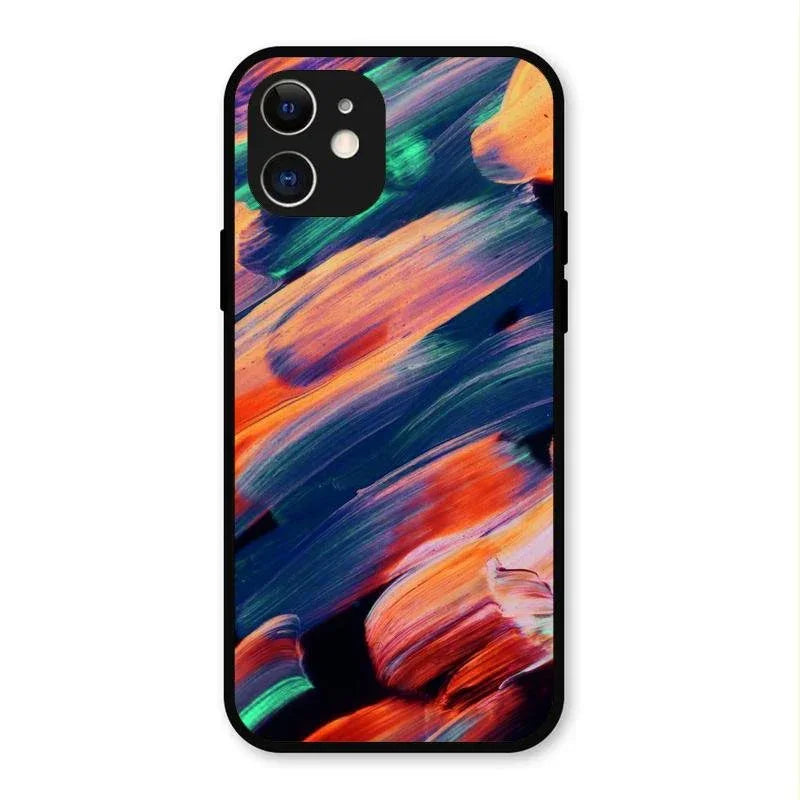 Canvas Print Glossy Metal Case Cover V2 For iPhone 12