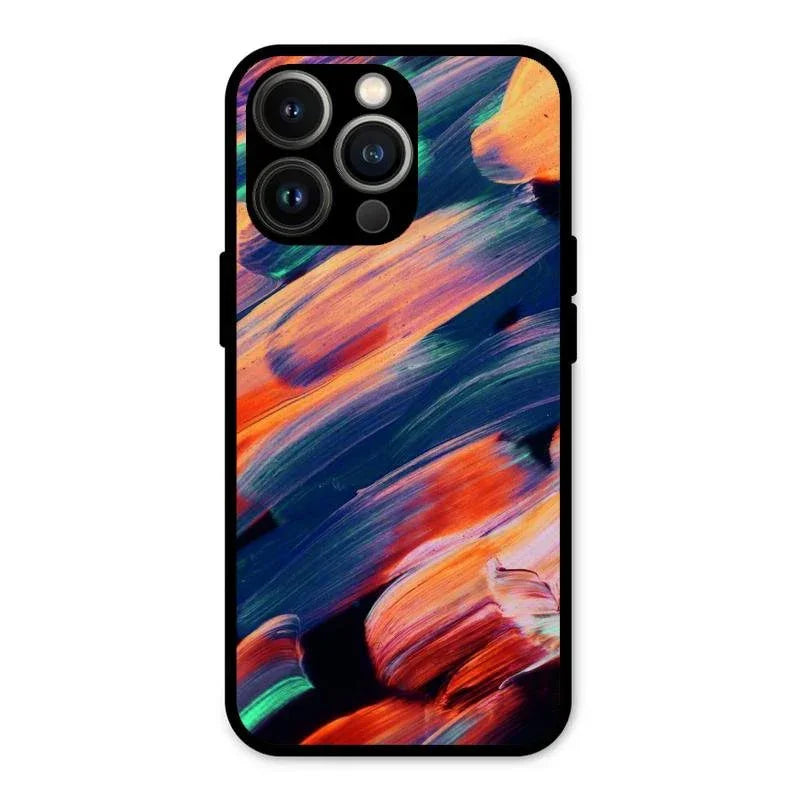 Canvas Print Glossy Metal Case Cover V2 For iPhone 13 Pro