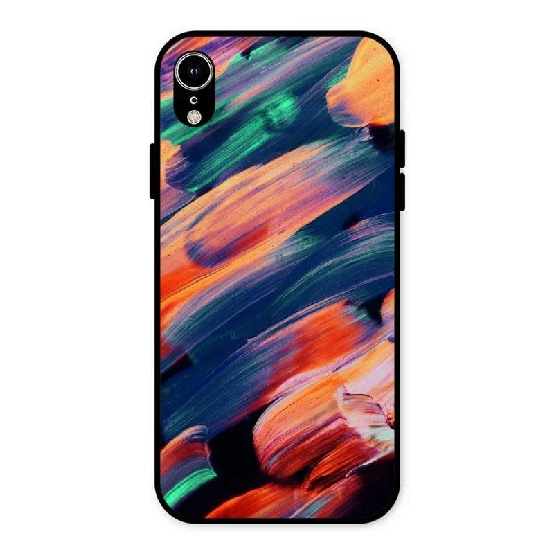 Canvas Print Glossy Metal Case Cover V2 For iPhone XR