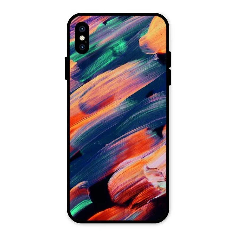 Canvas Print Glossy Metal Case Cover V2 For iPhone XS Max