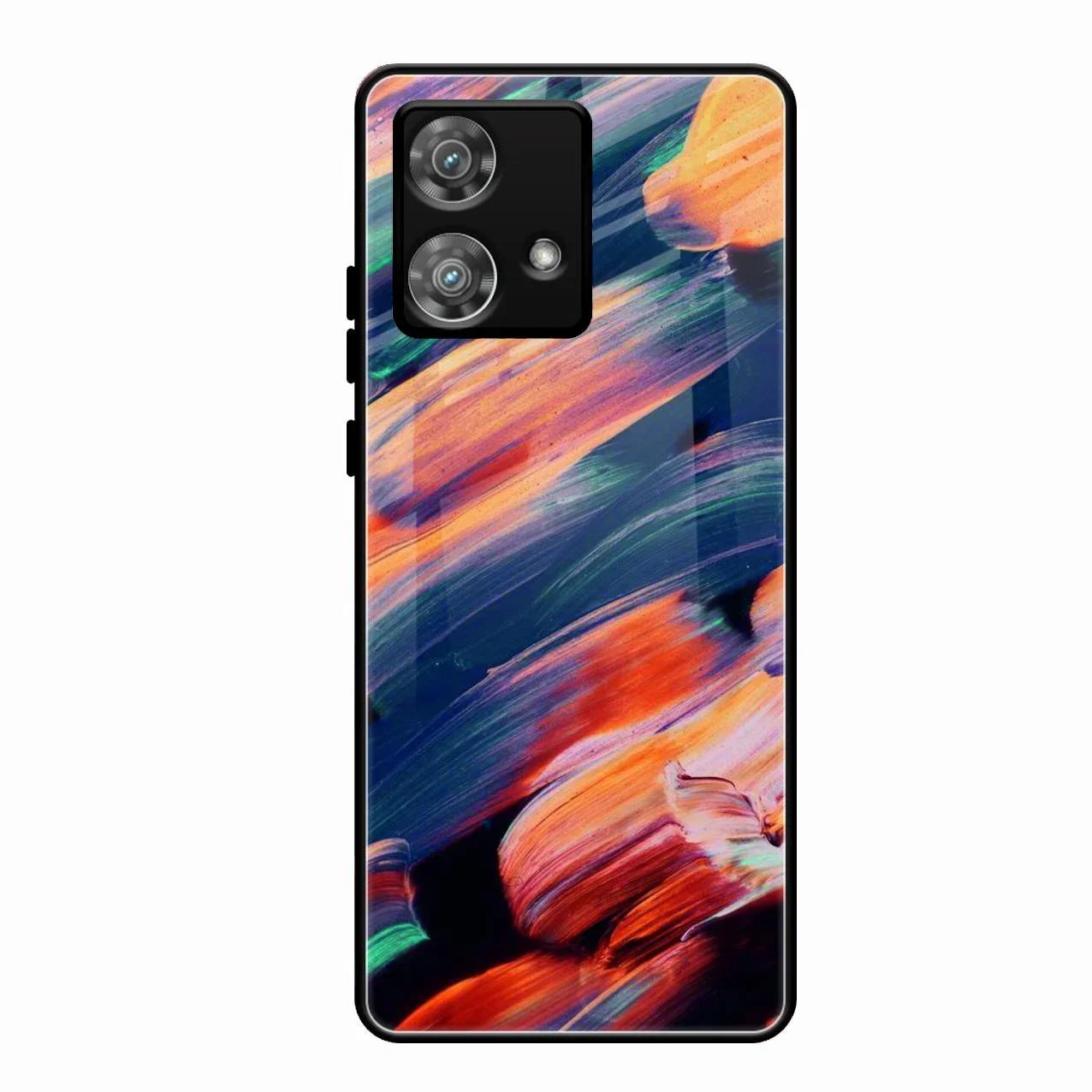 Canvas Print Glossy Metal Case Cover V2 For Motorola Edge 40 5G