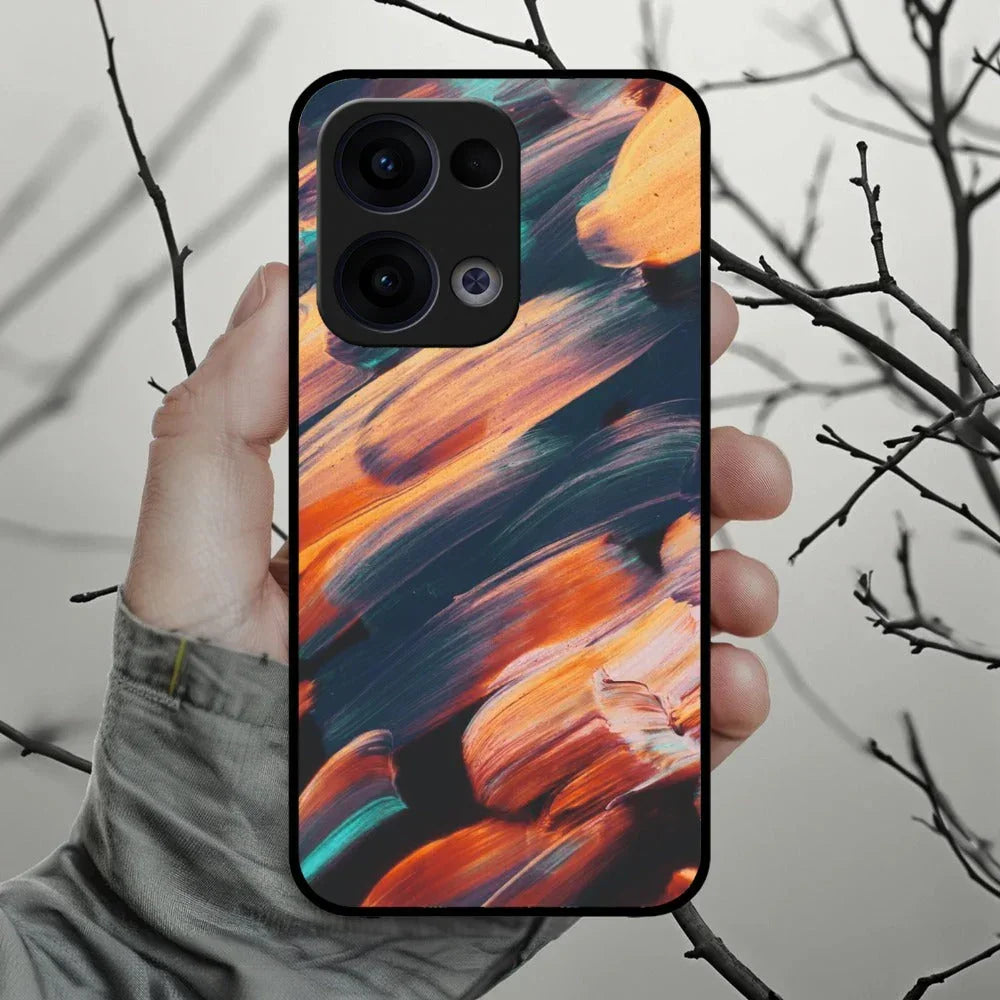 Canvas Print Glossy Metal Case Cover V2 For Oppo - ShopOnCliQ