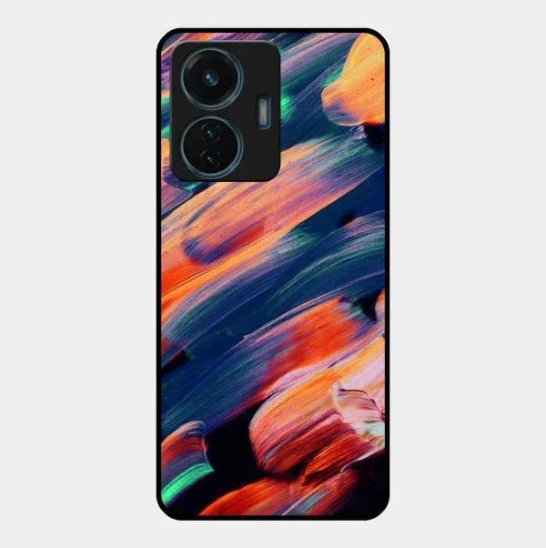 Canvas Print Glossy Metal Case Cover V2 For Vivo T1 44W 4G