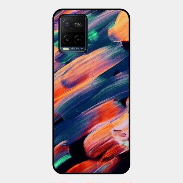 Canvas Print Glossy Metal Case Cover V2 For Vivo Y21E