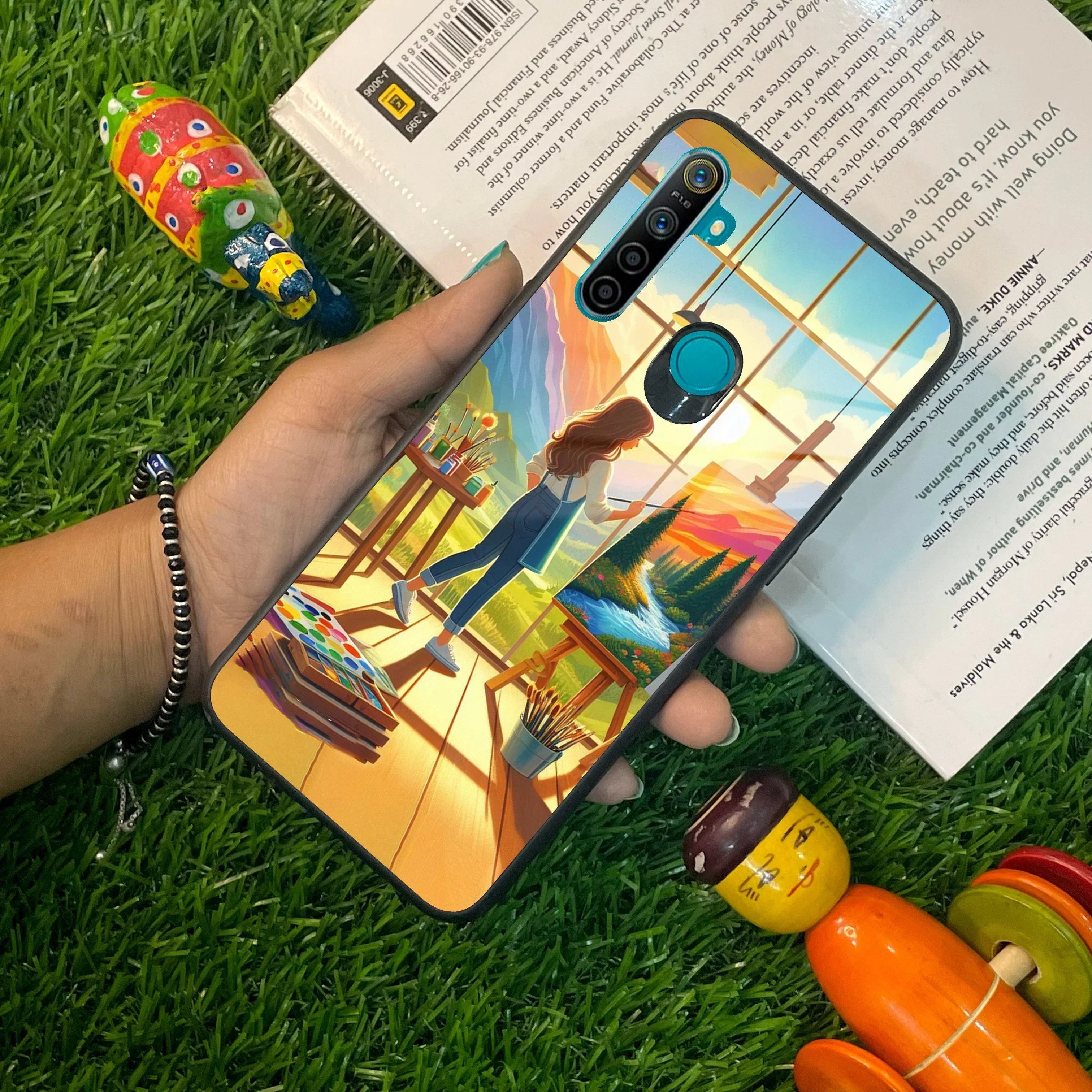 Canvas of Dreams Glass Case Cover For Realme/Narzo - ShopOnCliQ