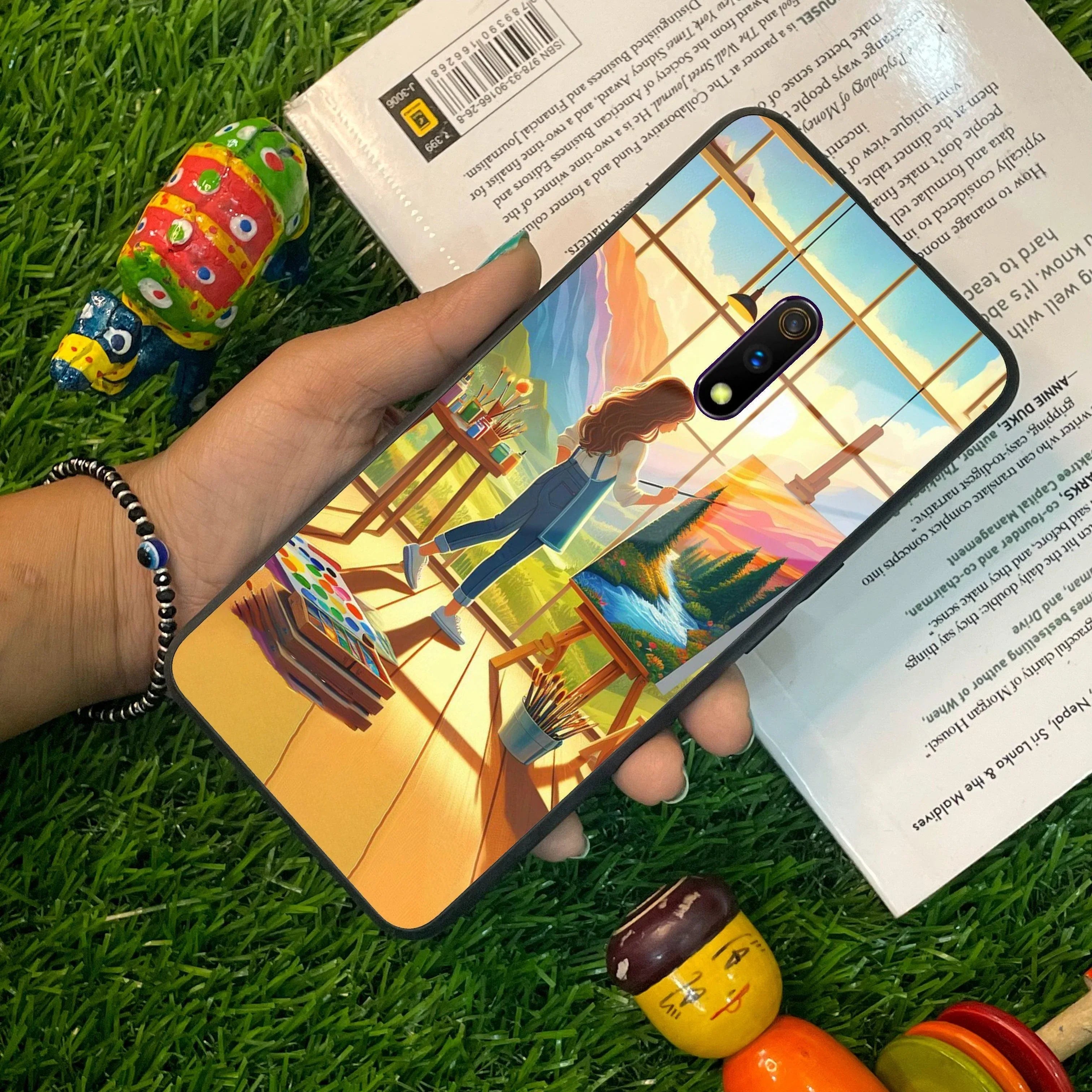 Canvas of Dreams Glass Case Cover For Realme/Narzo - ShopOnCliQ