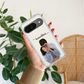 Captured Love Customize Transparent Silicon Case For Google Pixel 9