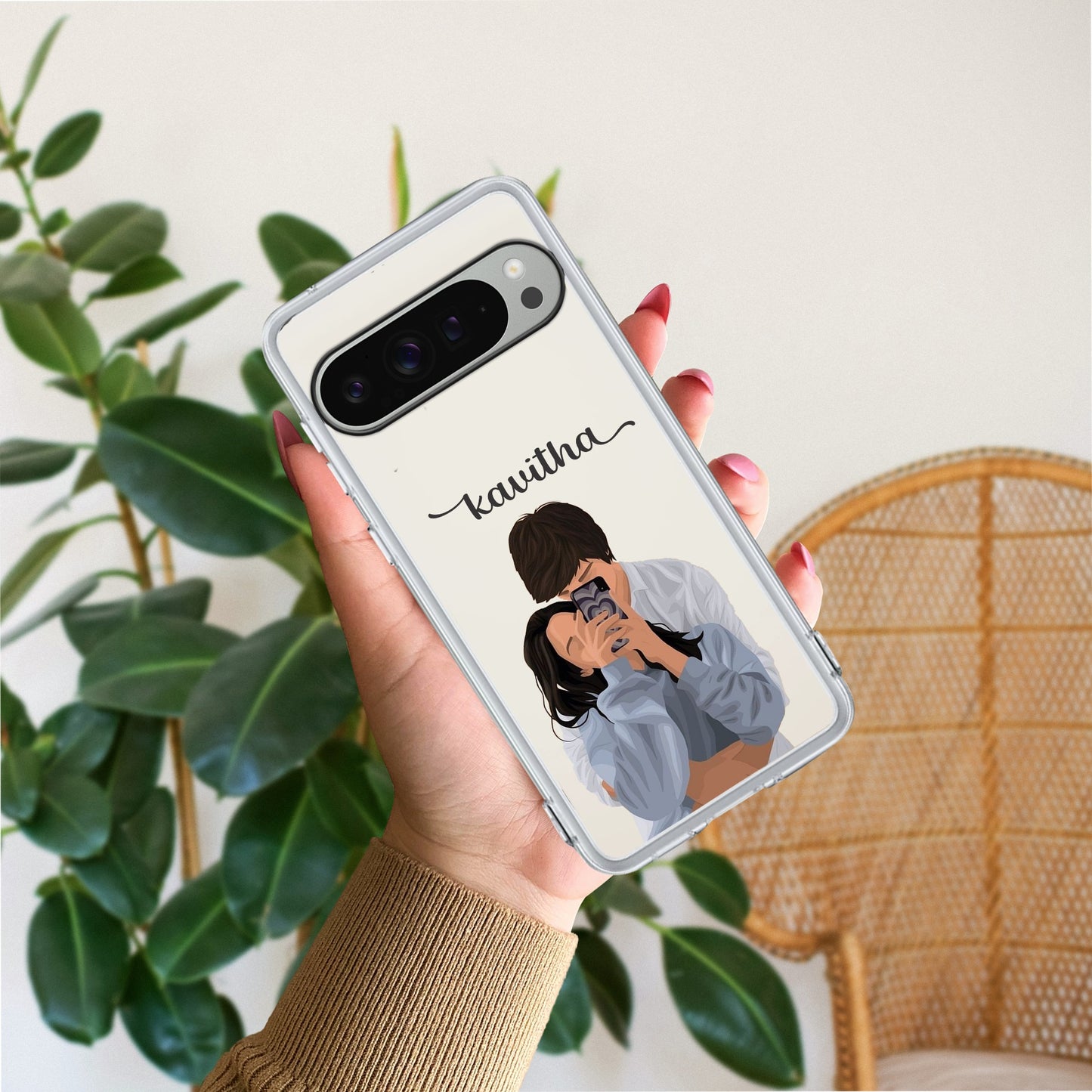 Captured Love Customize Transparent Silicon Case For Google