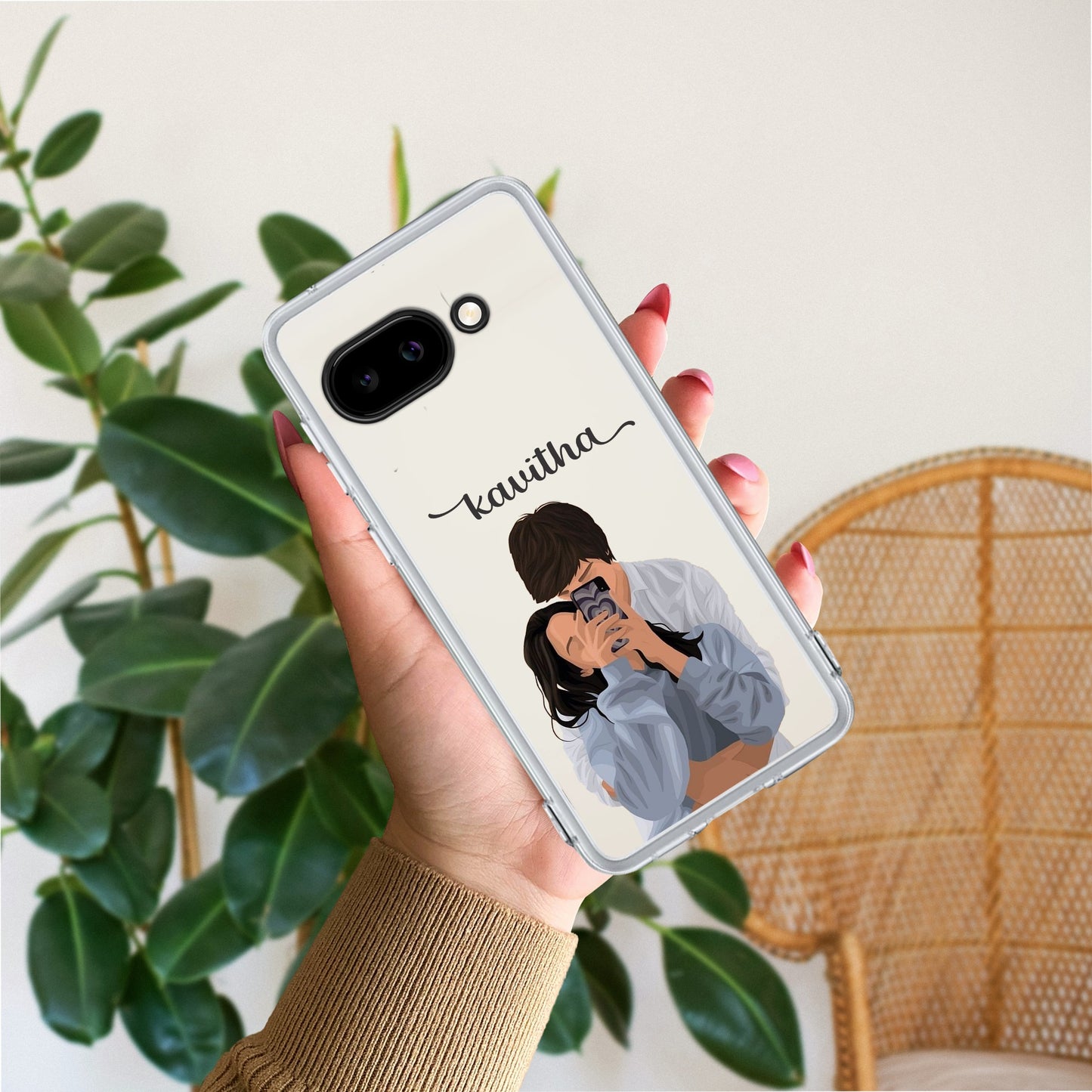 Captured Love Customize Transparent Silicon Case For Google