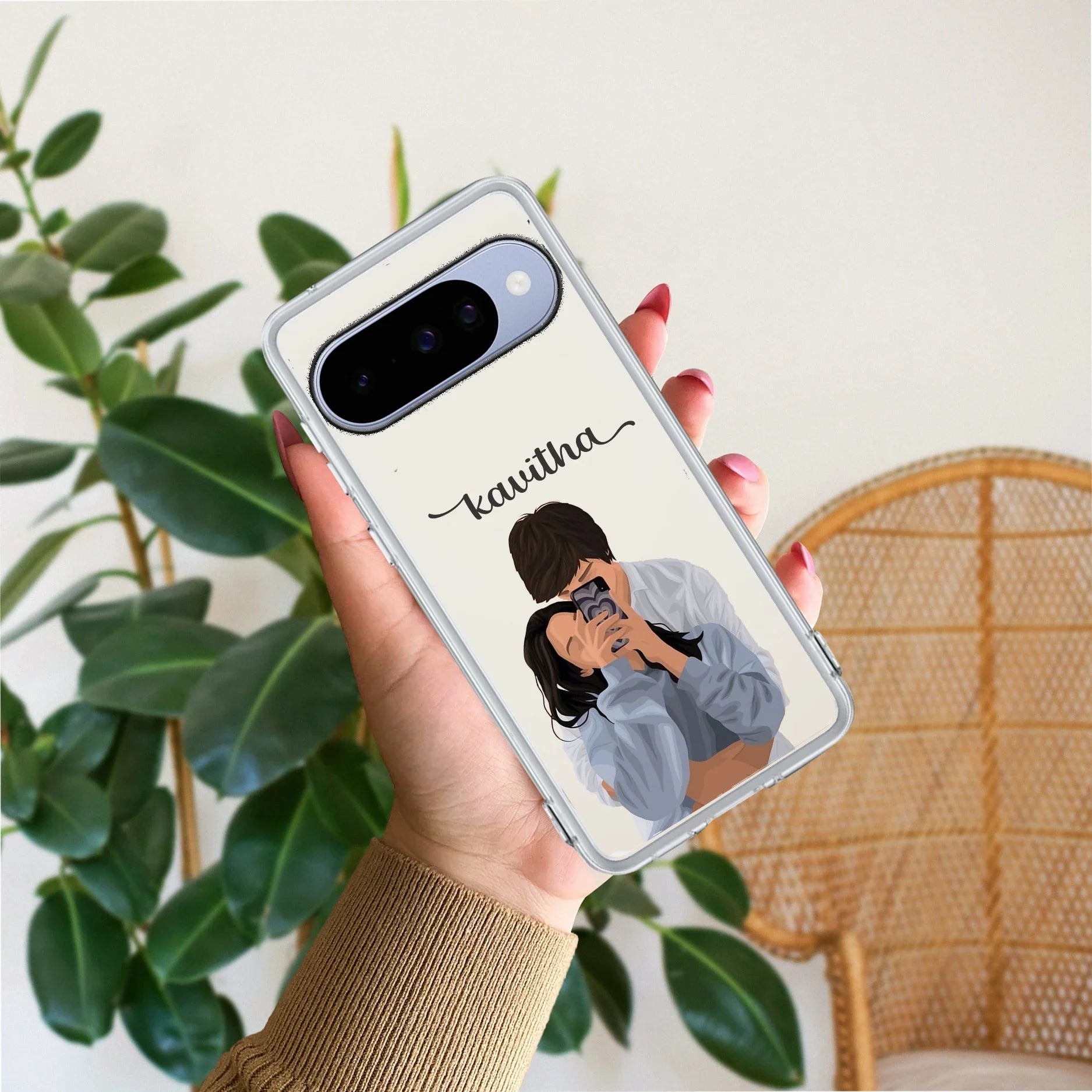 Captured Love Customize Transparent Silicon Case For Google Pixel 10