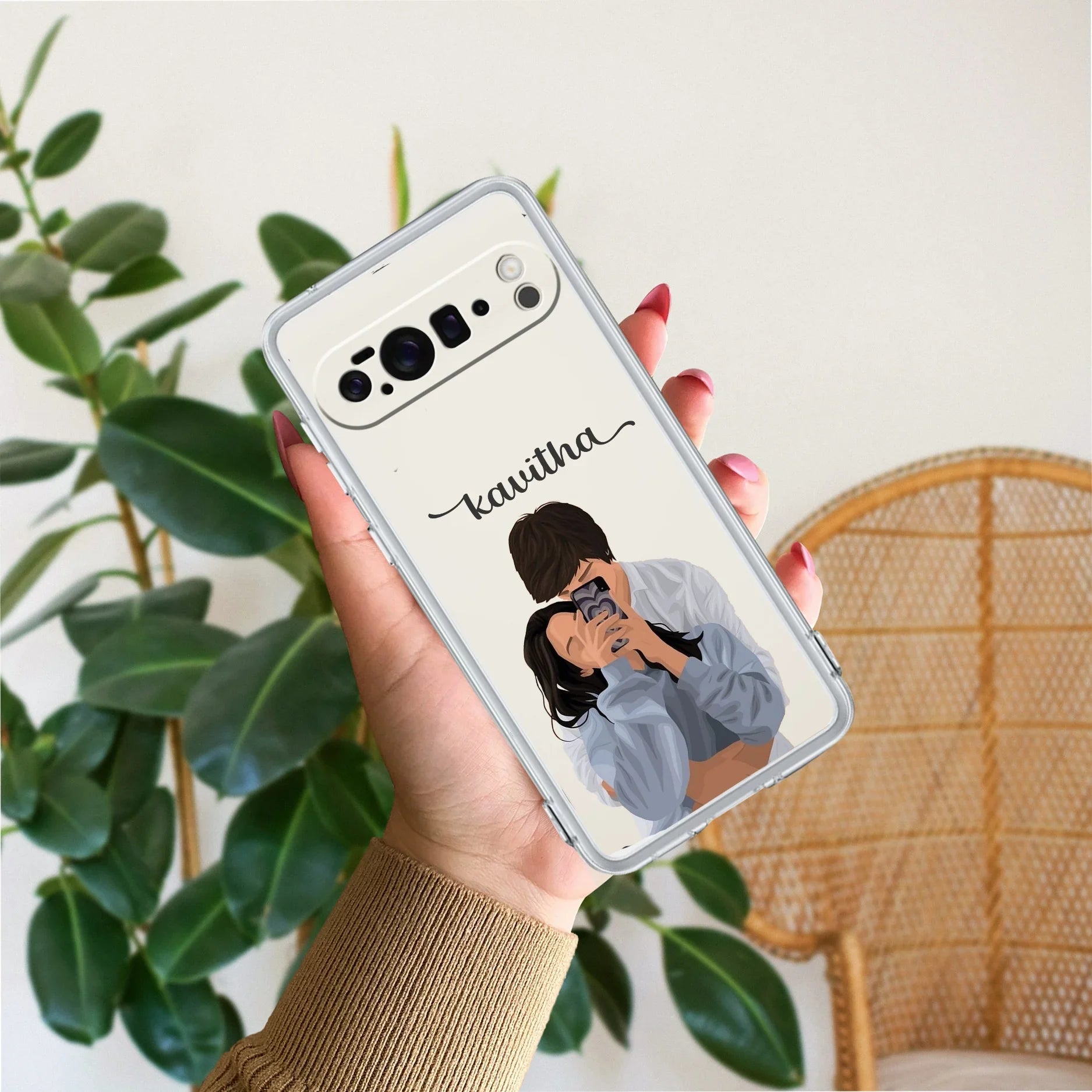 Captured Love Customize Anti Yellow Case For Google Pixel 10 Pro XL