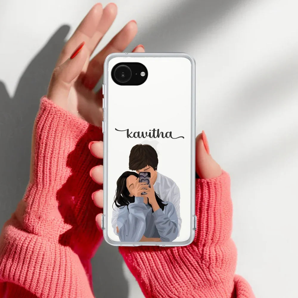 Captured Love Customize Transparent Silicon Case For iPhone - ShopOnCliQ
