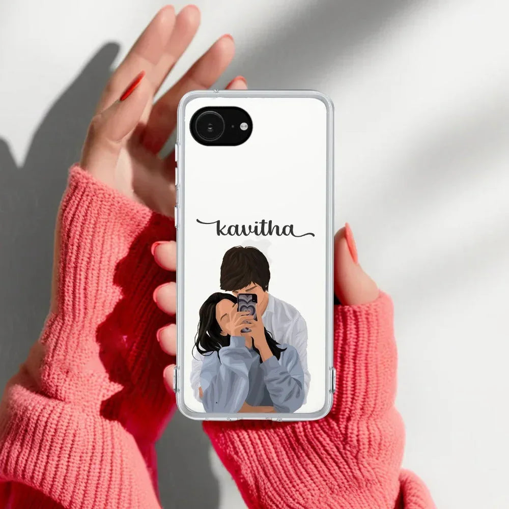 Captured Love Customize Transparent Silicon Case For Google Pixel 8a 5G